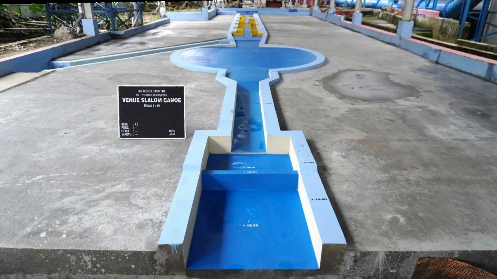 UJI MODEL FISIK HIDRAULIK 3D BANGUNAN PELENGKAP D.I. RENTANG UNTUK VENUE SLALOM CANOE KABUPATEN MAJALENGKA, JAWA BARAT