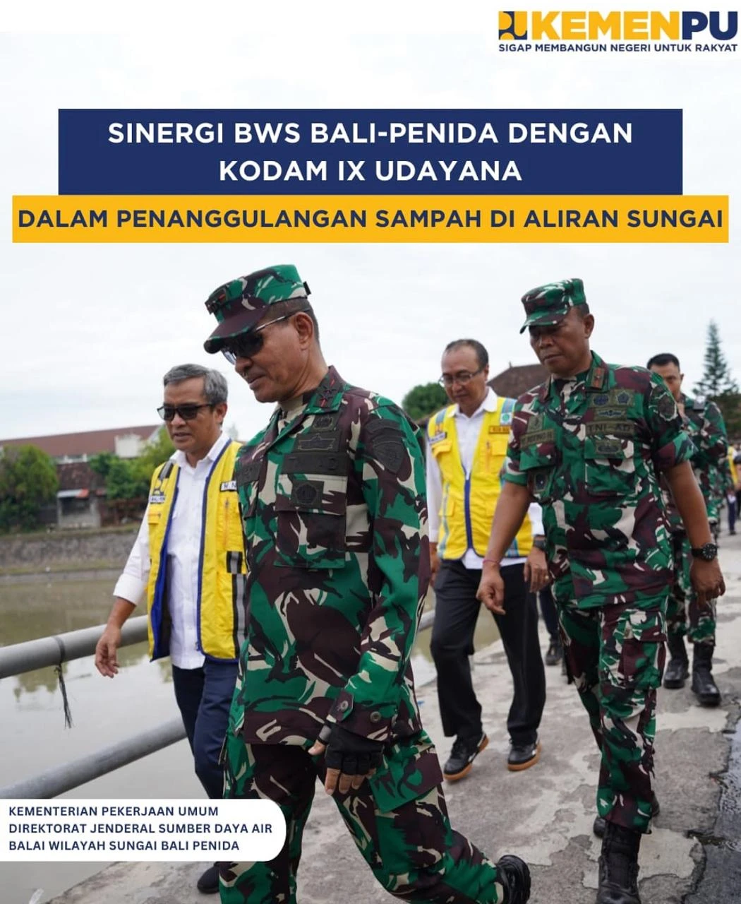 Sinergi BWS Bali-Penida Dengan Kodam IX Udayana