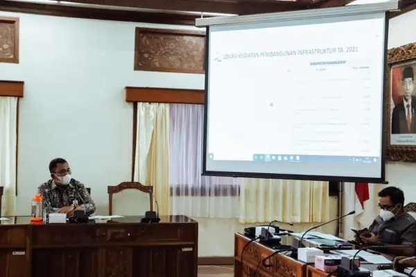 Rapat Kerja Pembahasan Program Kerja BWS Bali - Penida Kementerian Pekerjaan Umum dan Perumahan Rakyat Tahun Anggaran 2021