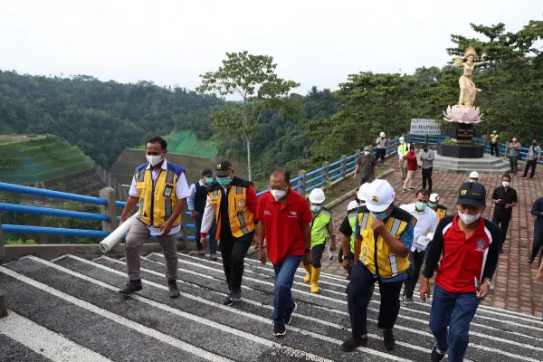 Kunjungan Kerja Gubernur Bali ke Bendungan Sidan dan Tamblang