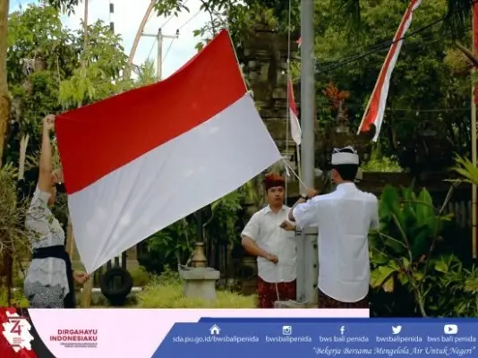 Upacara Bendera HUT RI ke 74