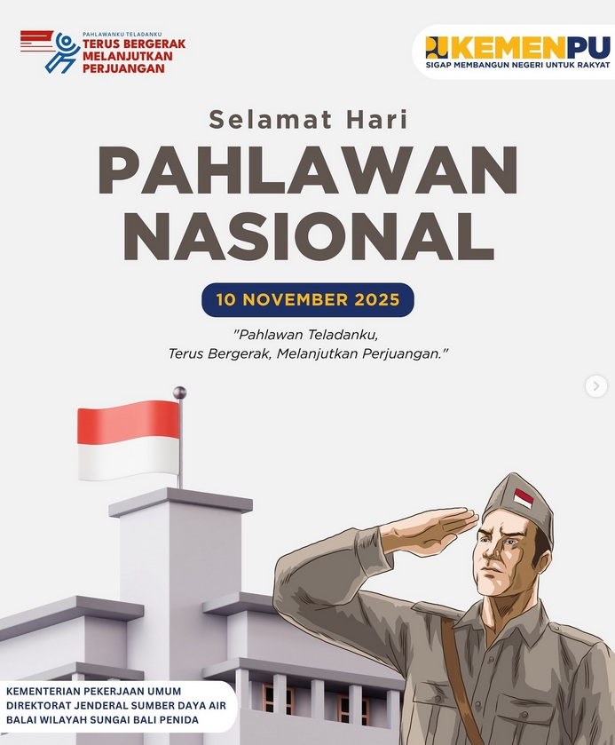 Selamat Hari Pahlawan Nasional