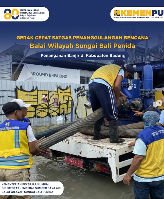 Penanganan Banjir di Tukad Badung