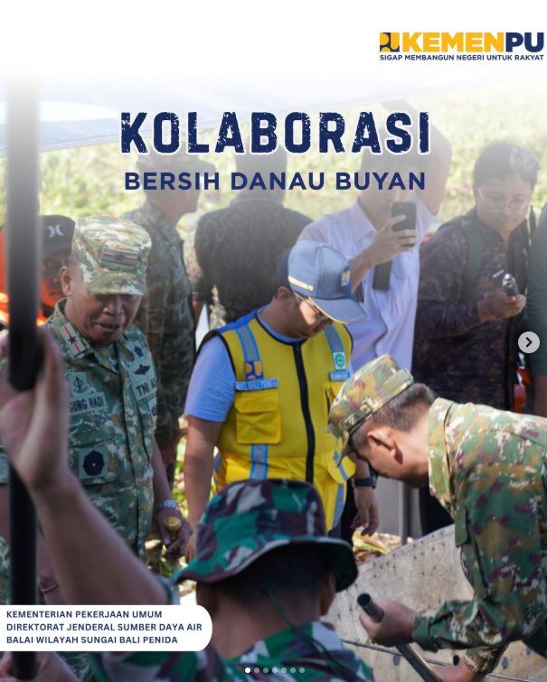 Kegiatan Pembersihan dan Normalisasi Danau Buyan
