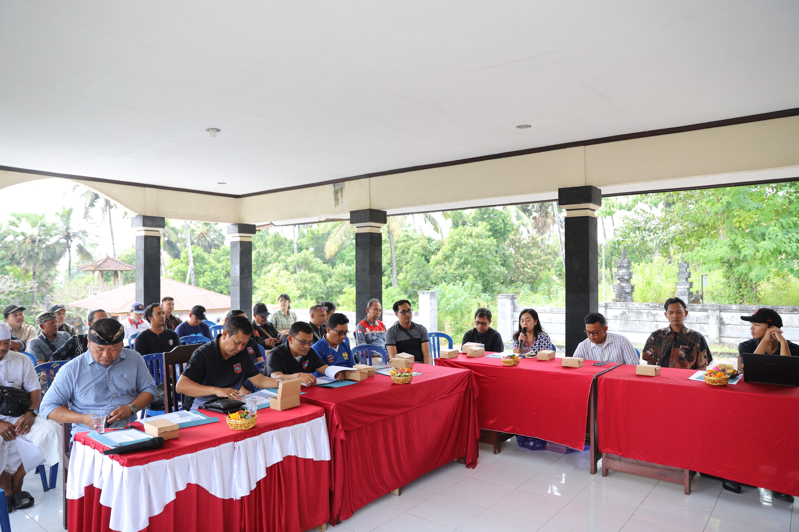 BWS Bali Penida melalui SNVT PJPA melakukan sosialisasi pembangunan Embung Bantas di Kabupaten Karangasem pada Jumat (12/06).
