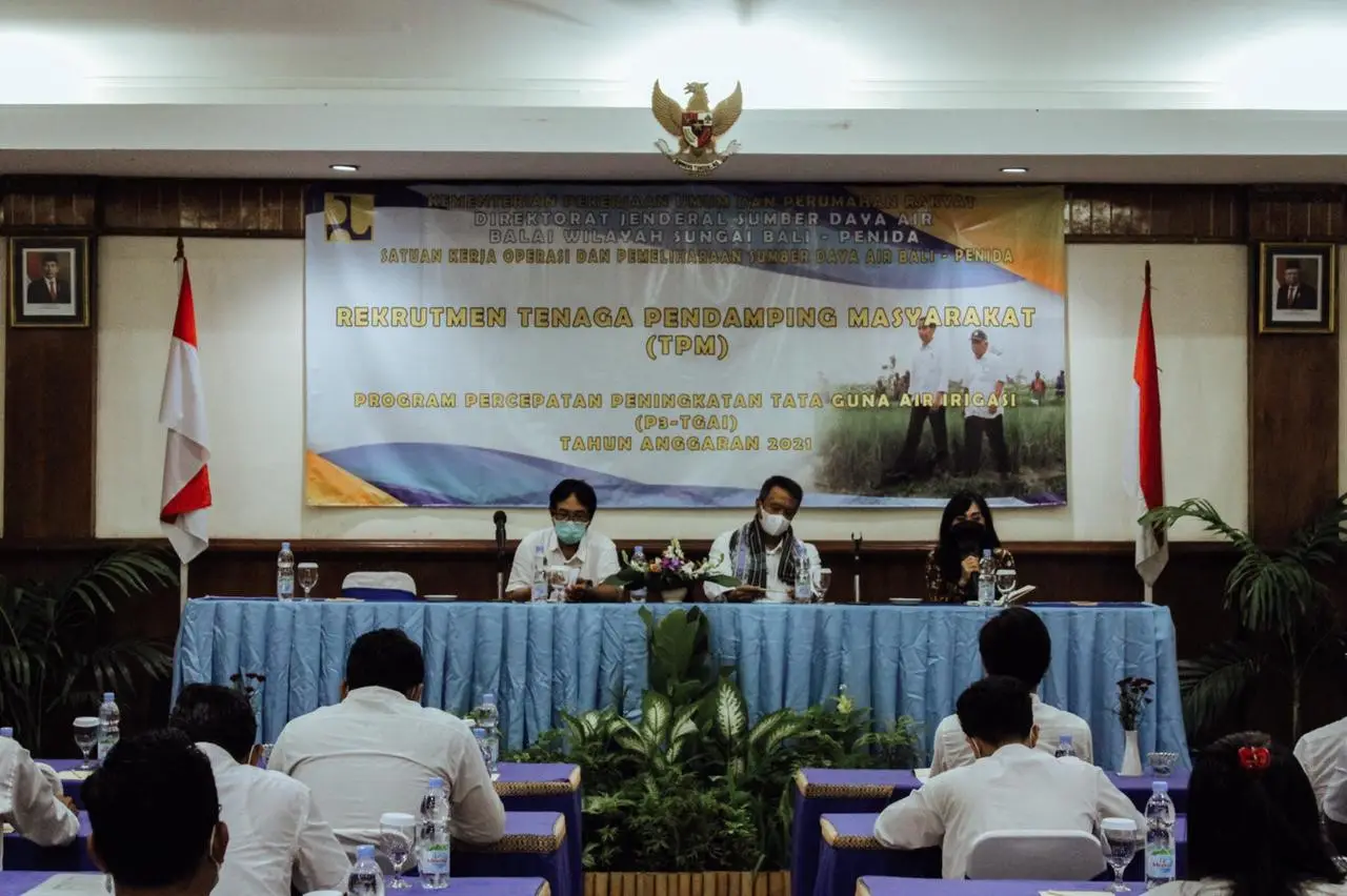 Rekrutmen Tenaga Pendamping Masyarakat Kegiatan Program Percepatan Peningkatan Tata Guna Air Irigasi Tahun Anggaran 2021
