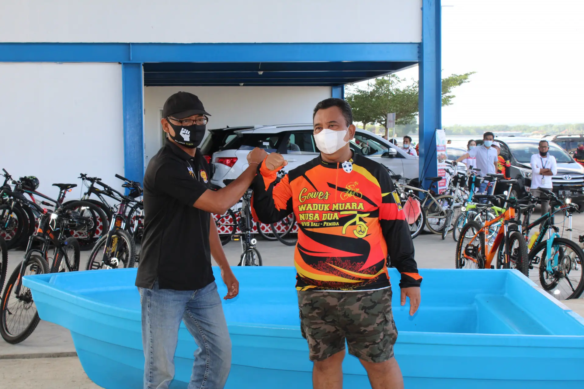 Ride and Clean to Waduk Muara Nusa Dua, HARBAK PUPR 75th