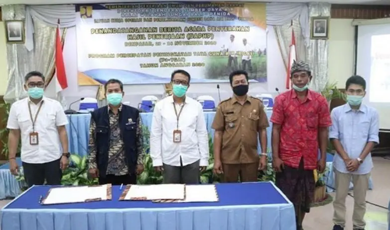 Kegiatan Penandatanganan Berita Acara Penyerahan Hasil Pekerjaan (BAPHP) Program P3TGAI