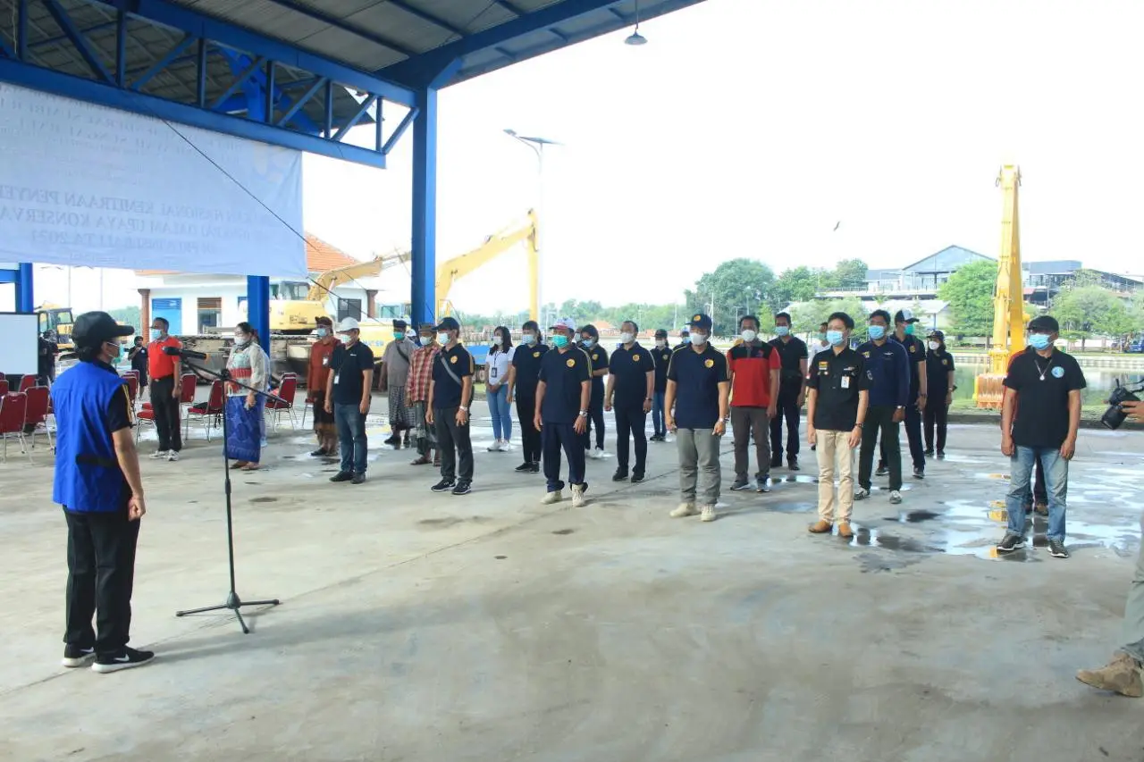 Gerakan Nasional Kemitraan Penyelamatan Air (GNKPA) Dalam Upaya Konservasi SDA di Provinsi Bali TA.2021. Waduk Muara Nusa Dua, Kamis, 25 Februari 2021