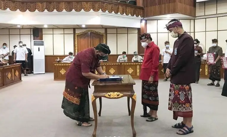 Penyerahan DIPA kepada 14 Unsur perwakilan Pemda di bali