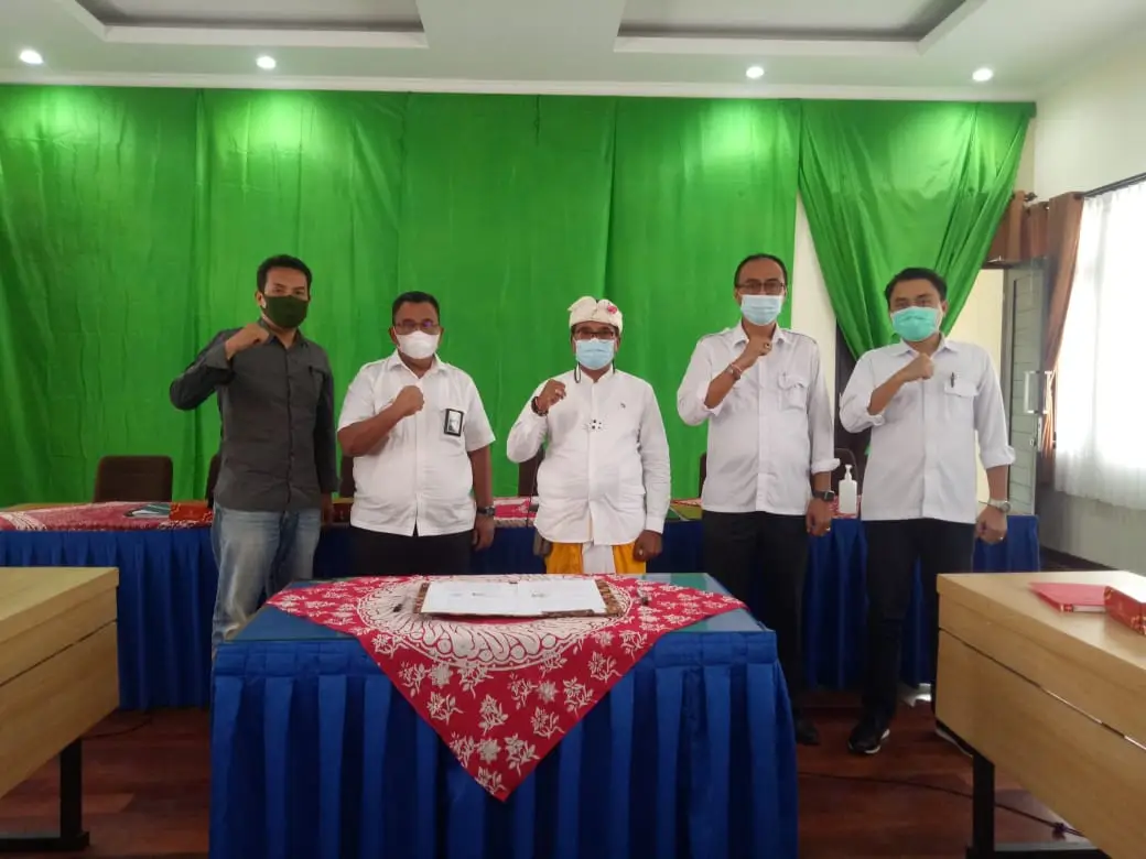 Penandatanganan Kontrak Lelang Dini Balai Wilayah Sungai Bali - Penida.