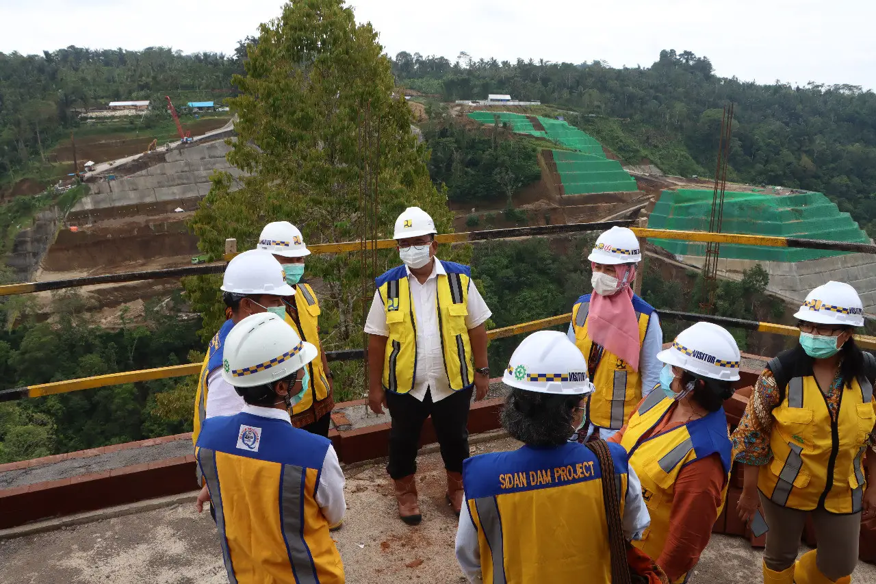 Kunjungan Kerja BPKP Provinsi Bali beserta Tim ke Pembangunan Bendungan Sidan.