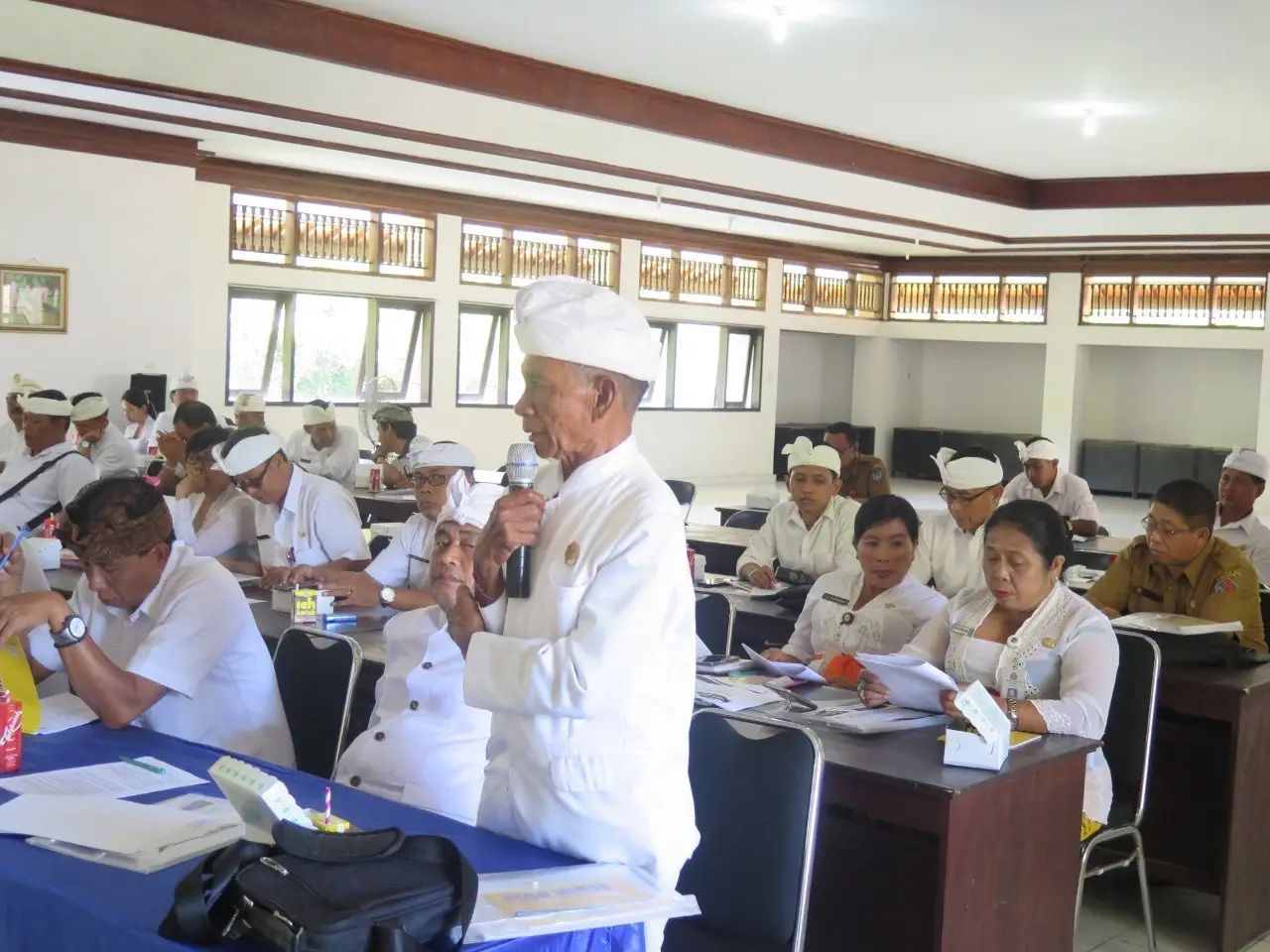 Acara Pelantikan Anggota dan Sidang I (pertama) Komisi Irigasi Provinsi Bali 2020 bertempat di Museum Subak Sanggulan, Tabanan.