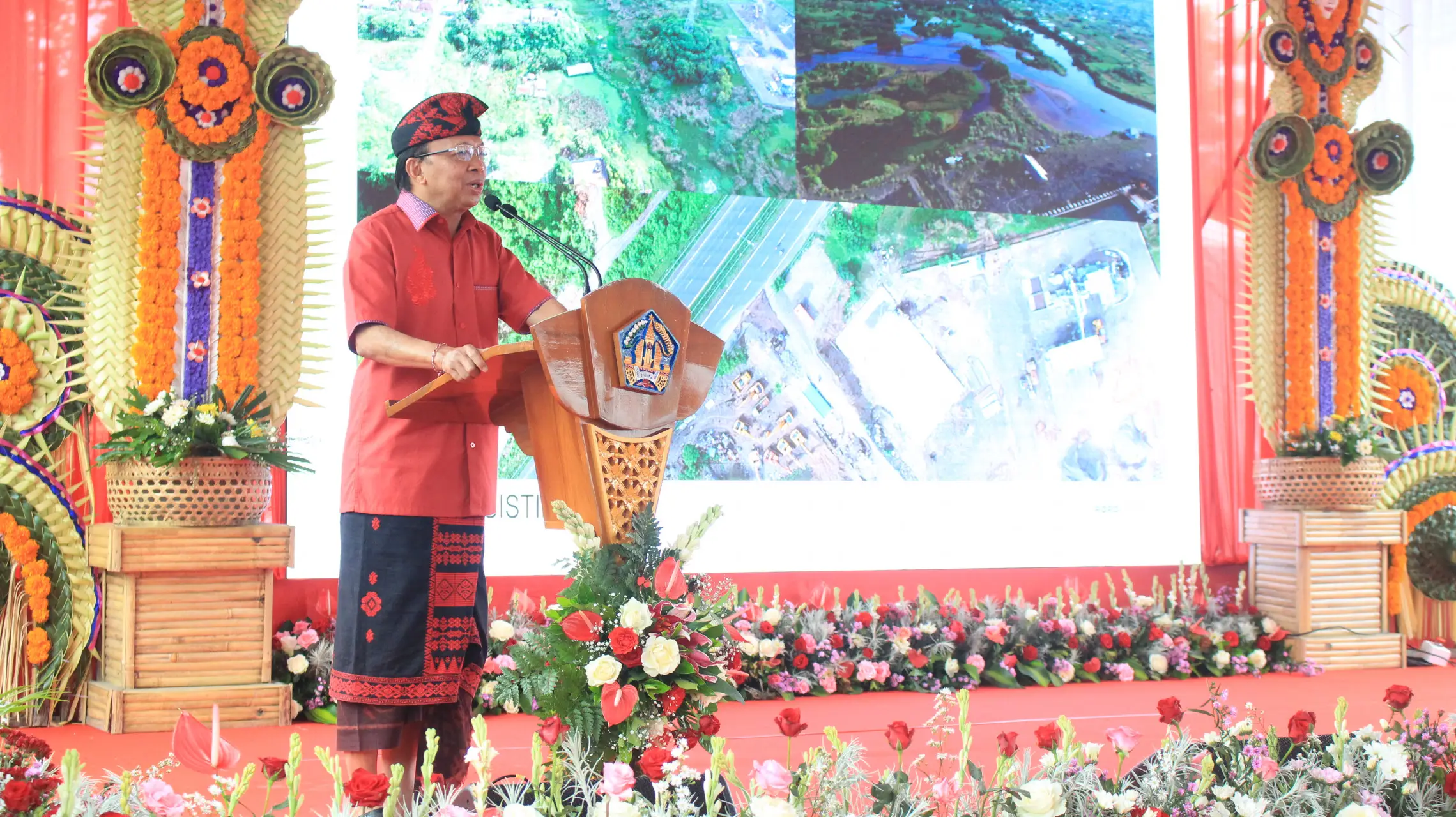 Ground Breaking Pekerjaan Pengendalian Banjir Tukad Unda