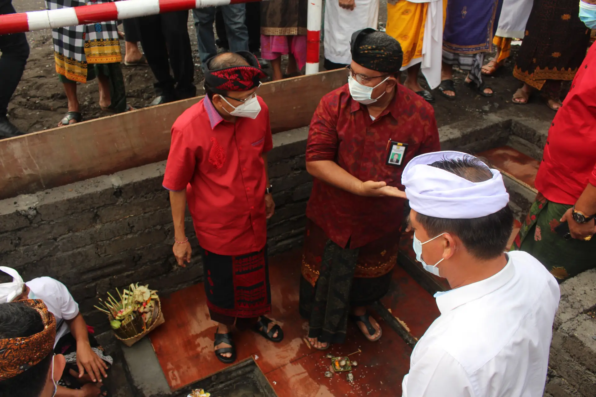 Ground Breaking Pekerjaan Pengendalian Banjir Tukad Unda