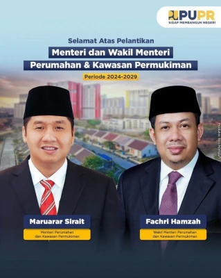 Pelantikan Menteri dan Wakil Menteri Menteri Perumahan dan Kawasan Permukiman