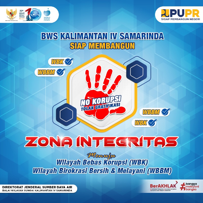 Zona Integritas BWS Kalimantan IV Samarinda