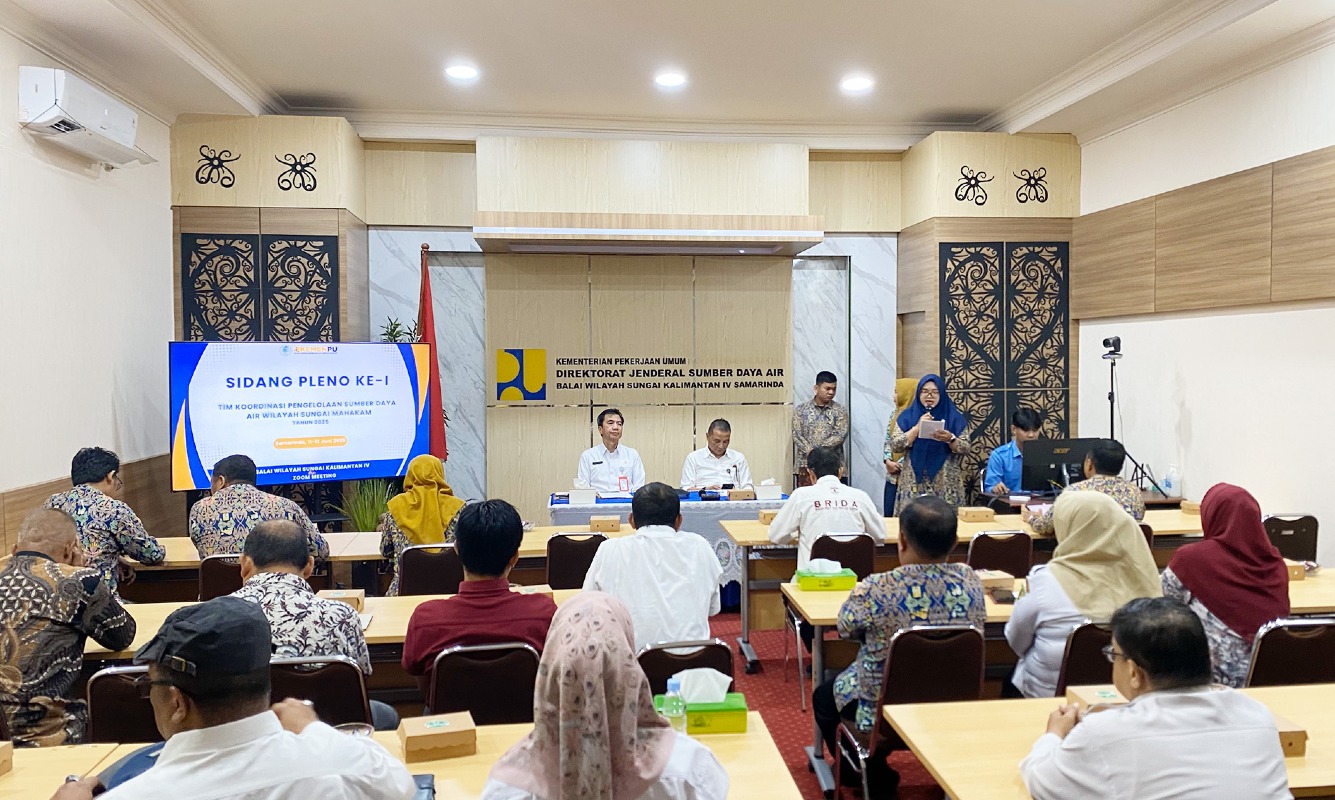 BWS Kalimantan IV Samarinda Gelar Sidang Pleno Ke-1 (TKPSDA)