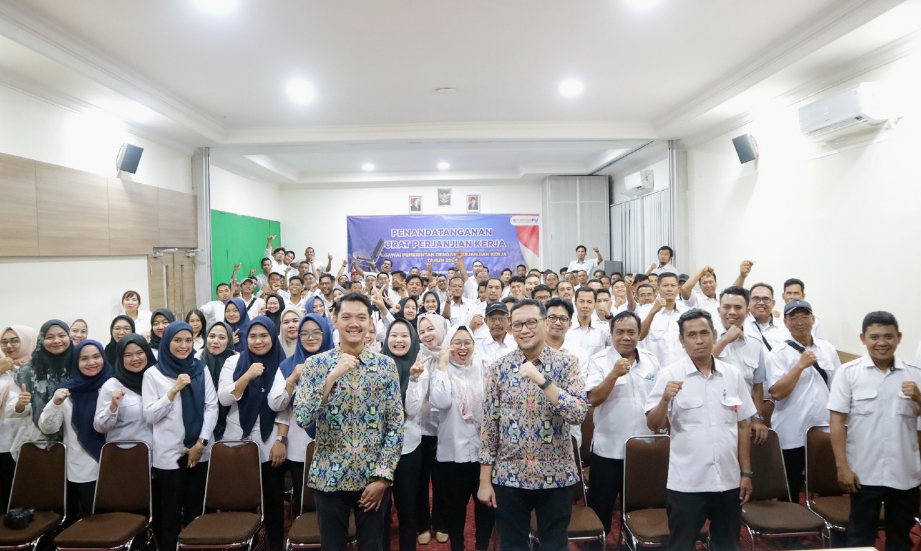 BWS Kalimantan IV, Melaksanakan Penandatanganan Perjanjian Kerja Pegawai Pemerintah dengan Perjanjian Kerja (PPPK)