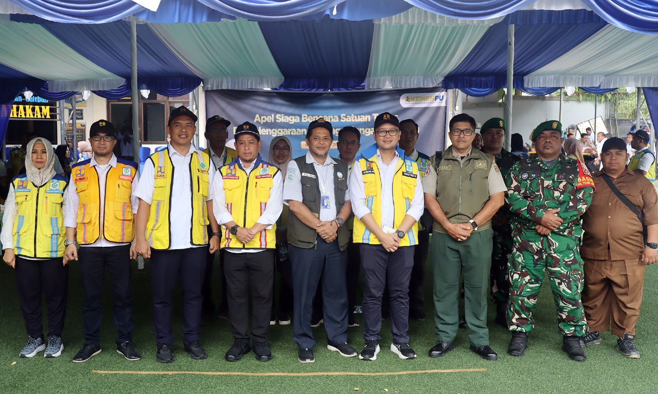 Apel Siaga Penanggulangan Bencana, BWS Kalimantan IV Samarinda Siap Hadapi Musim Penghujan 2025/2026