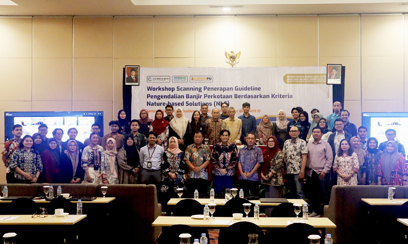 Workshop "Scanning Penerapan Guideline Pengendalian Banjir Perkotaan Berbasis Nature-based Solutions (NbS)" 
