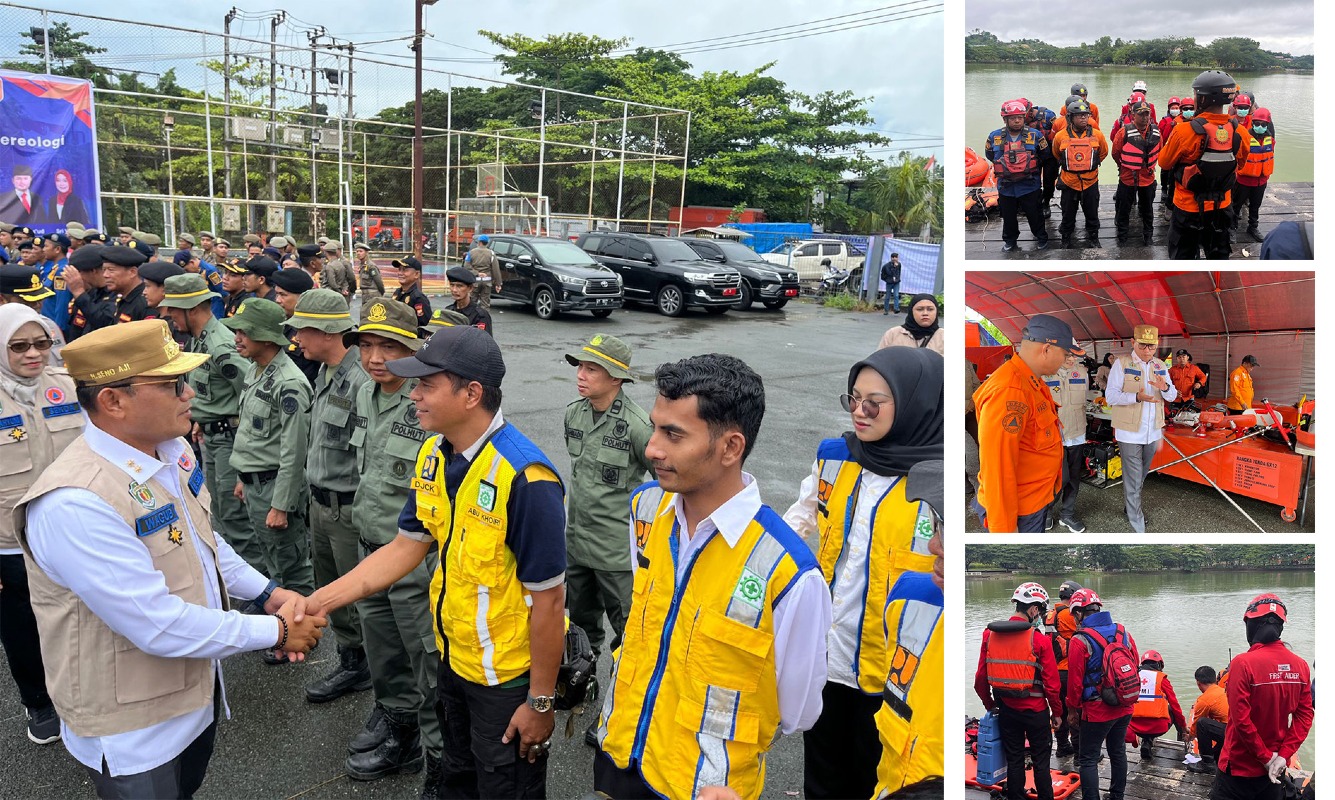 BWS Kalimantan IV hadiri Apel Siaga dan Simulasi Penanggulangan Bencana Hidrometeorologi Provinsi Kalimantan Timur