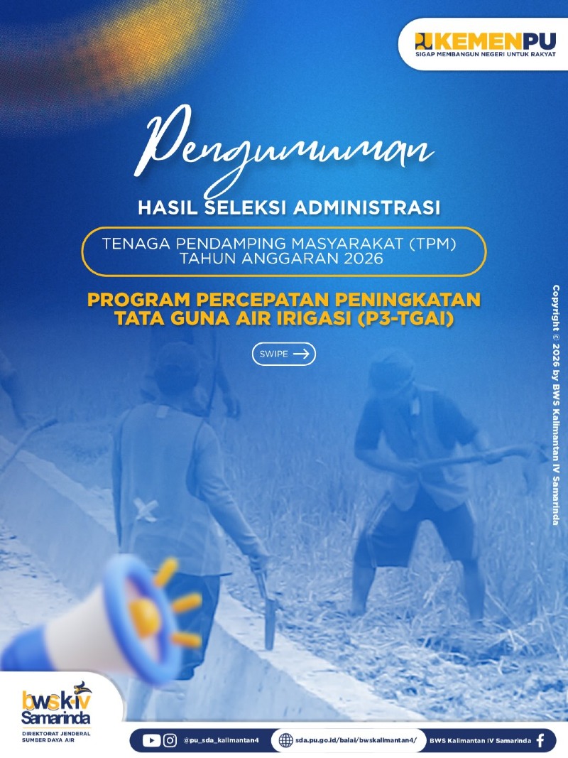 Rekrutmen Tenaga Pendamping Masyarakat (TPM) Tahun Anggaran 2026
