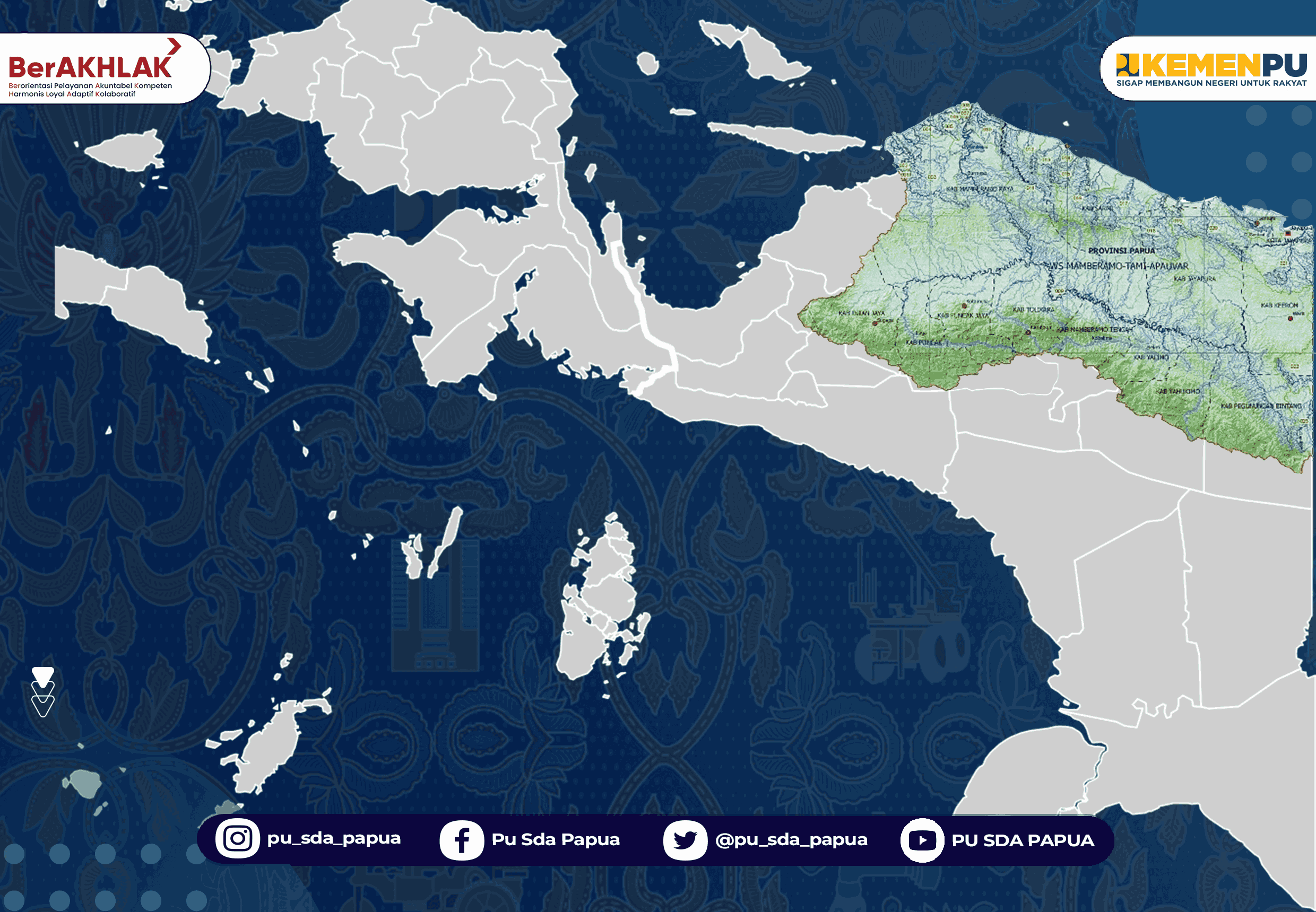 Peta Wilayah Sungai (WS) BWS Papua