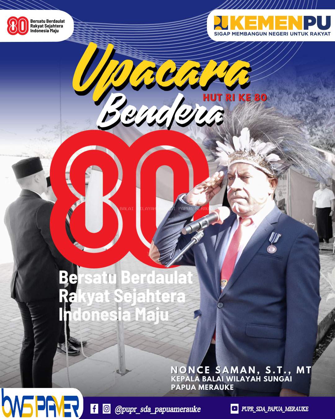 Upacara Peringatan HUT ke-80 Republik Indonesia