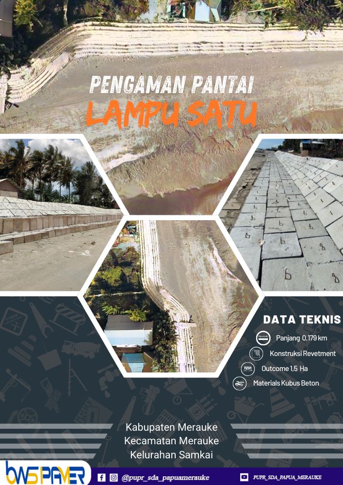 Pengaman Pantai Lampu Satu