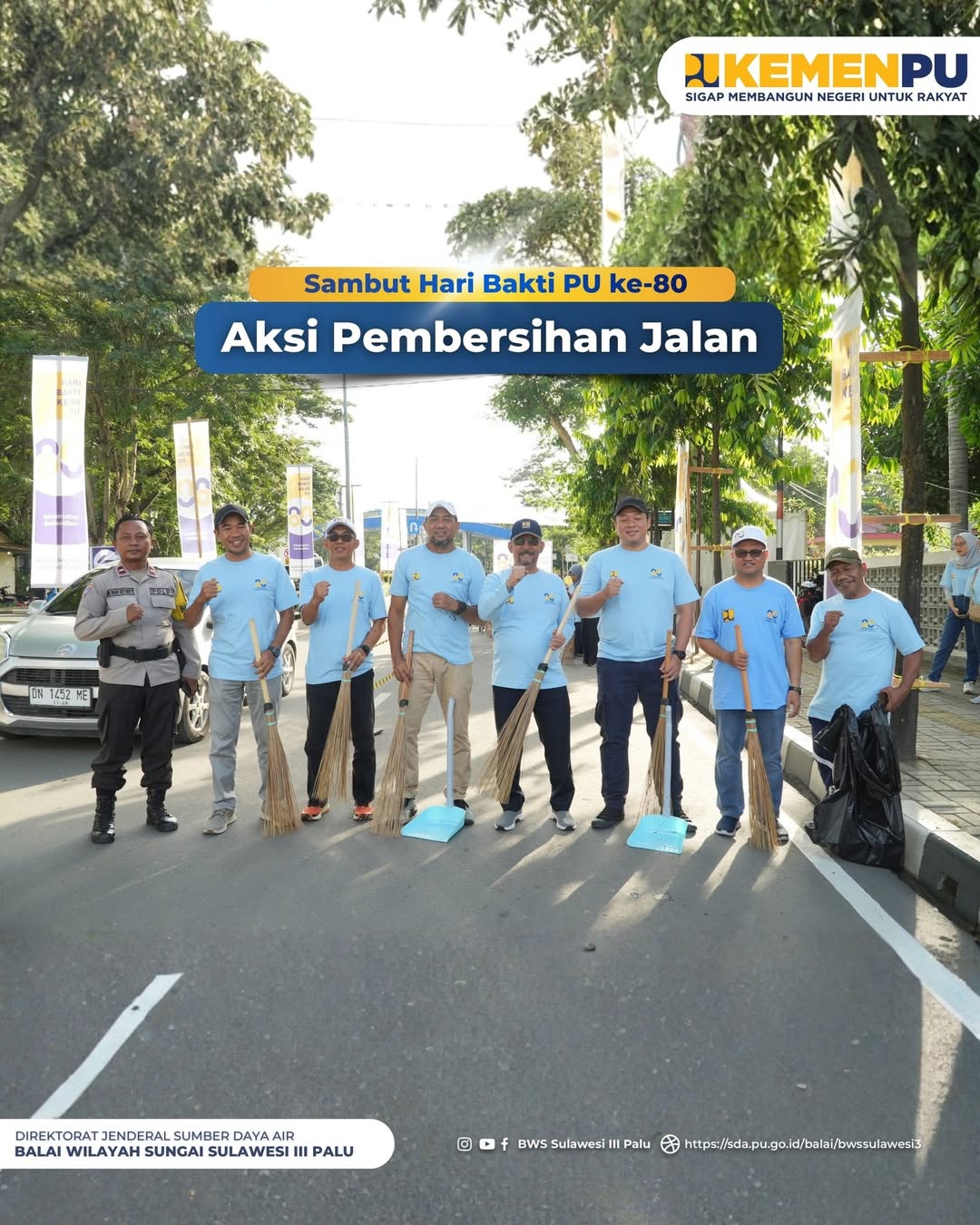 aksi-pembersihan-jalan-sambut-hari-bakti-pu-ke80