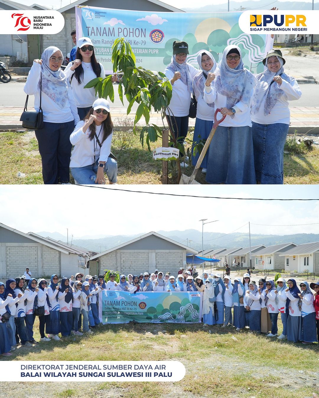 kegiatan-penanaman-pohon-oleh-ibuibu-paguyuban-balai-upt-kementerian-pupr-provinsi-sulawesi-tengah