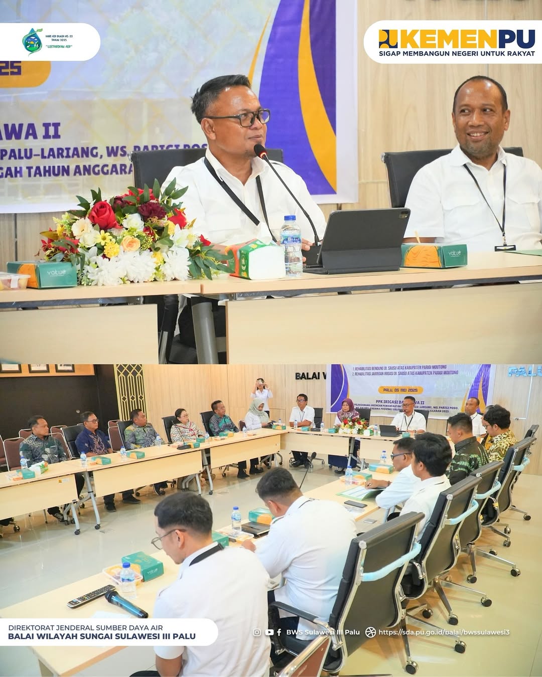 Penandatanganan Kontrak Paket Pekerjaan Rehabilitasi D.I Sausu