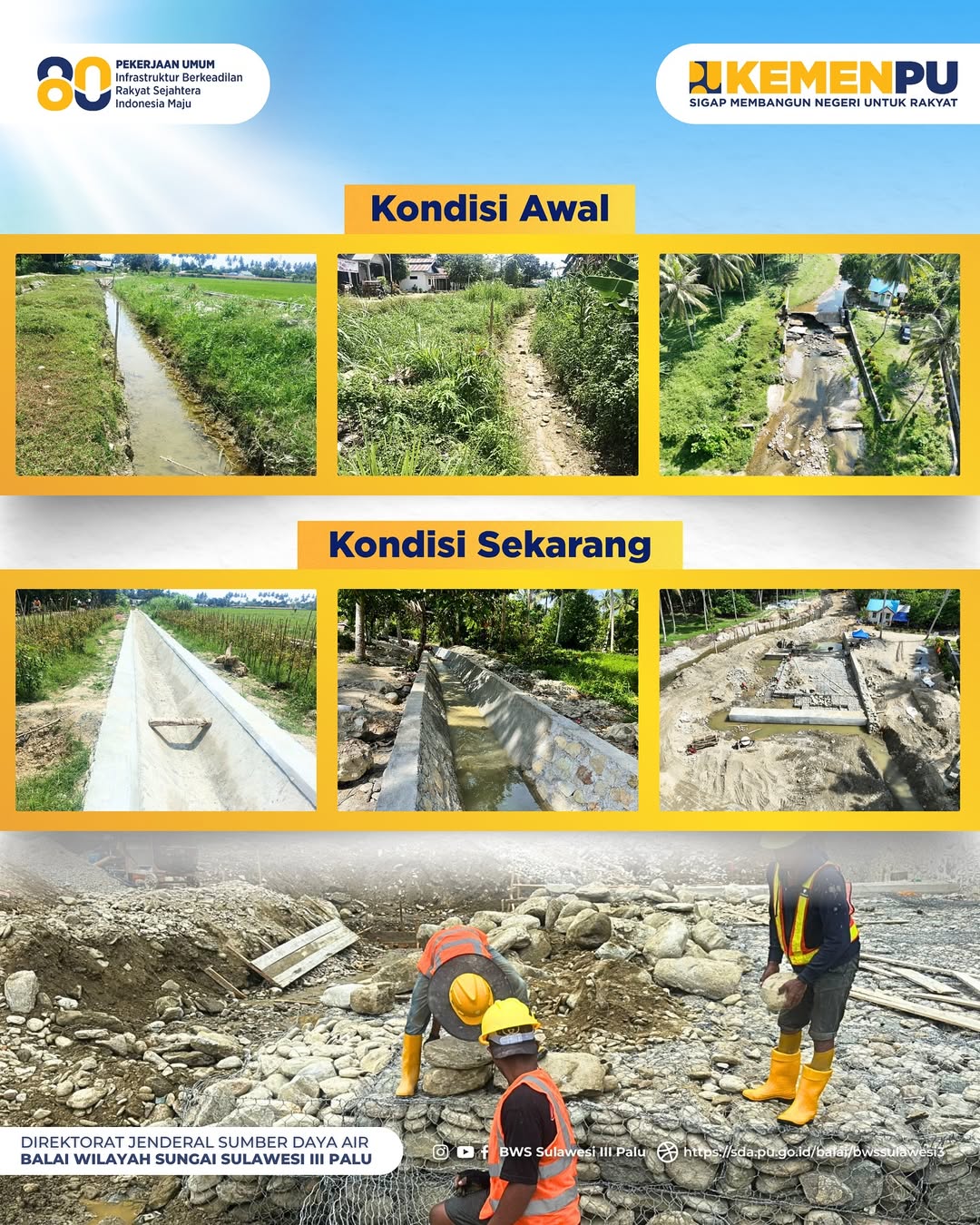 Progres Rehabilitasi D.I Mepanga Hilir