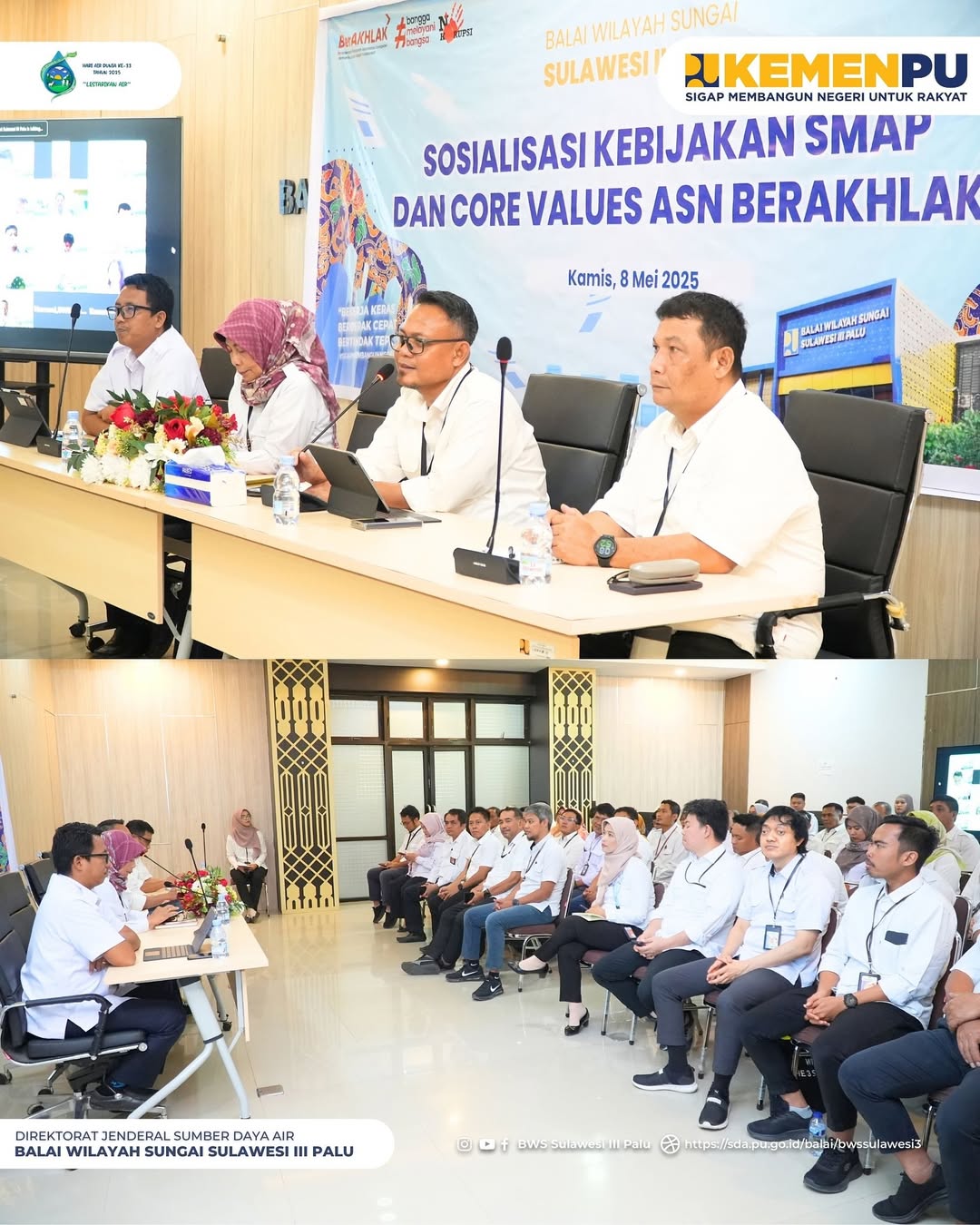 Sosialisasi Kebijakan Sistem Manajemen Anti Penyuapan (SMAP) dan Core Values ASN “BERAKHLAK”