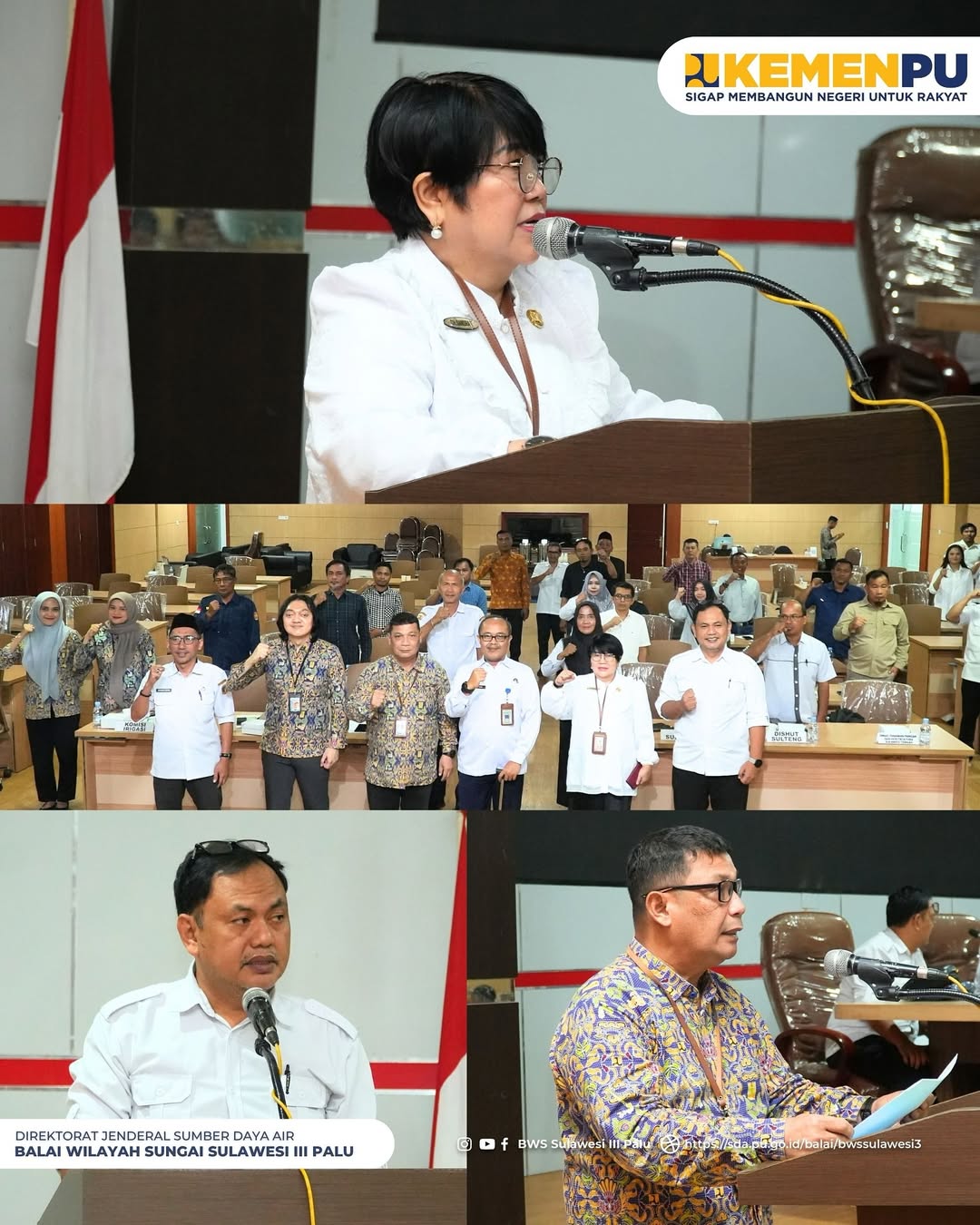 TKPSDA Wilayah Sungai Parigi-Poso Gelar Sidang Pleno V Rencana Alokasi Air Tahunan Daerah Aliran Sungai Sausu dan Poso Periode 2026