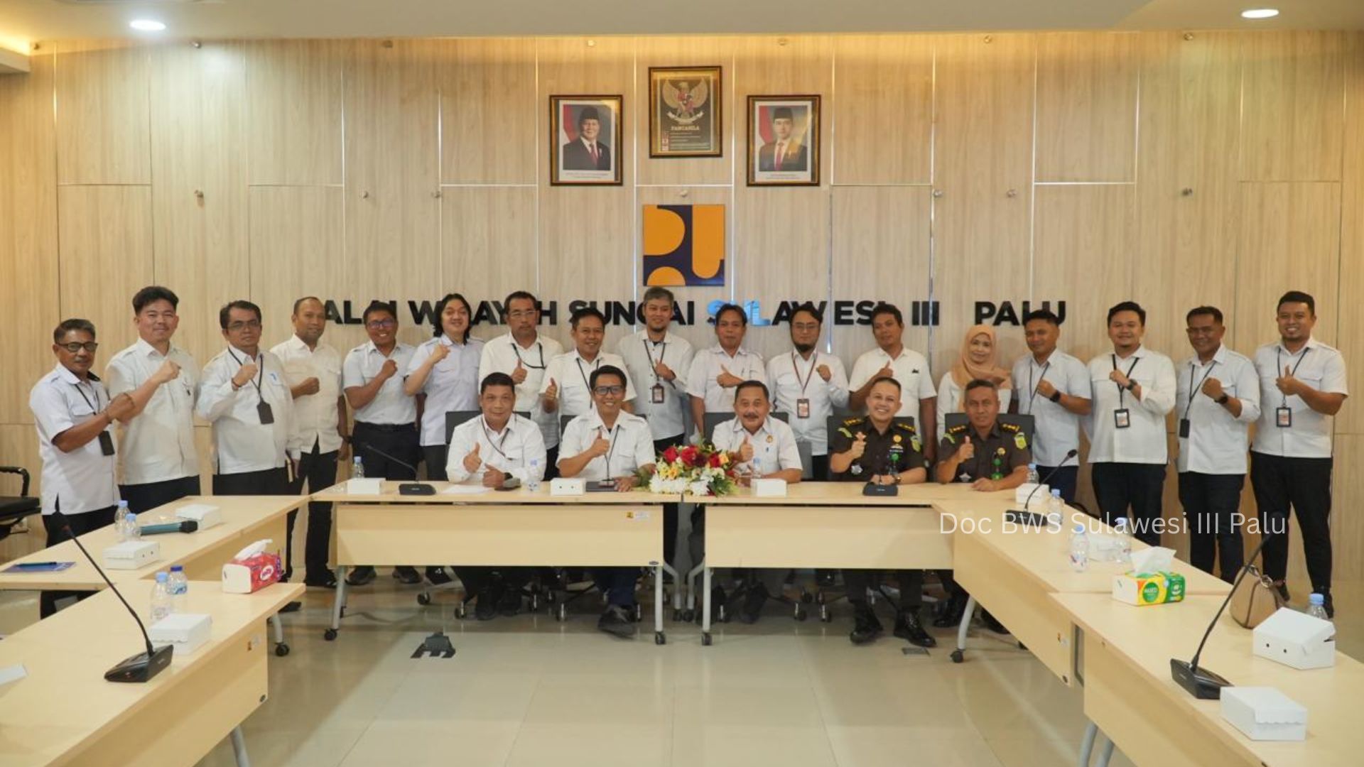 BWS Sulawesi III Palu Menerima Kunjungan dari Kejaksaan Tinggi Sulawesi Tengah Gelar Sosialisasi Kegiatan Penerangan Hukum