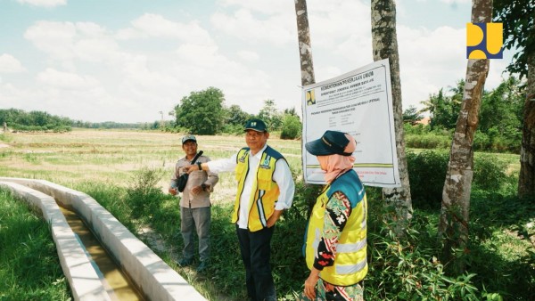 Kementerian PU Dorong Peningkatan Produktivitas Pertanian dan Kesejahteraan Petani di Sumatera Selatan Melalui Program P3TGAI