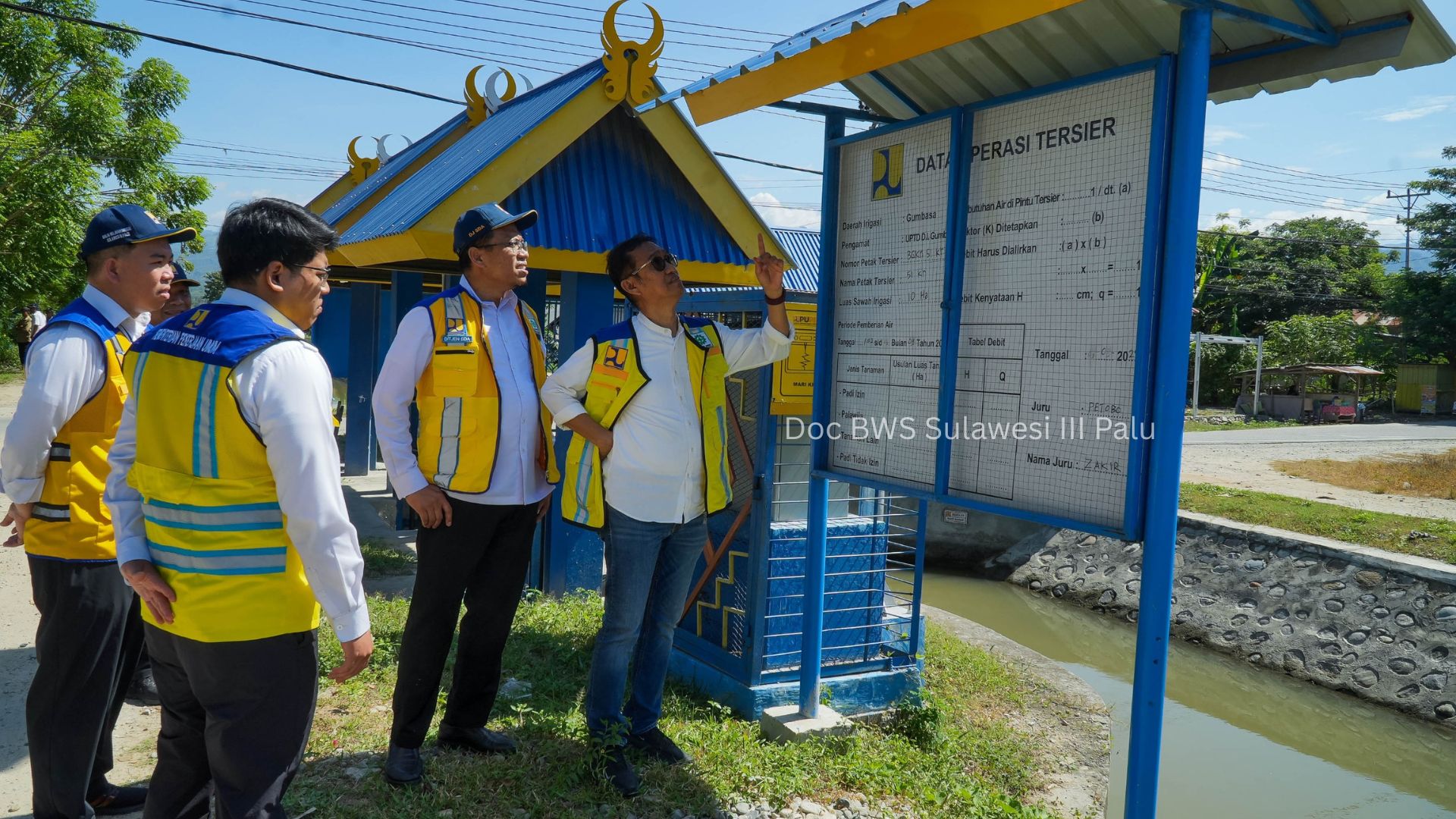 Monitoring dan Evaluasi Progres Pekerjaan Irigasi Tersier Inpres No. 2 Tahun 2025