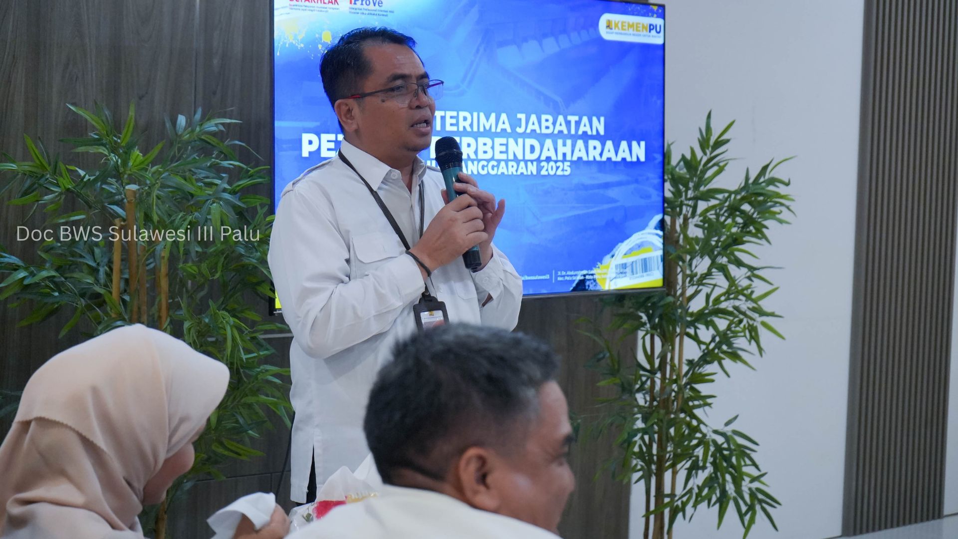 Serah Terima Jabatan Perbendaharaan di Lingkup BWS Sulawesi III Palu