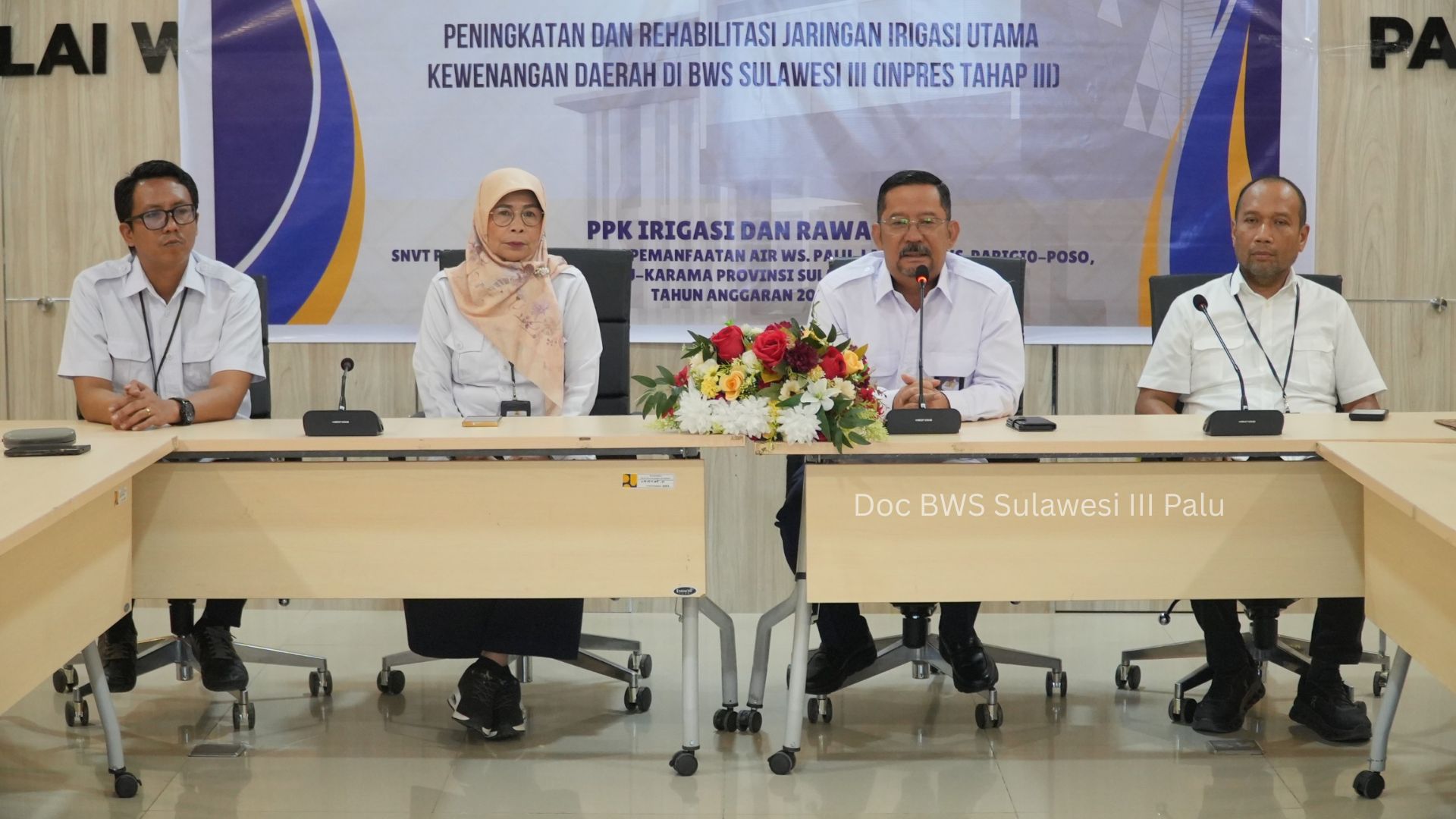 Dukung Ketahanan Pangan Lewat Rehabilitasi Jaringan Irigasi, Penandatanganan Kontrak Pekerjaan Irigasi Utama Kewenangan Daerah (Inpres Tahap III)
