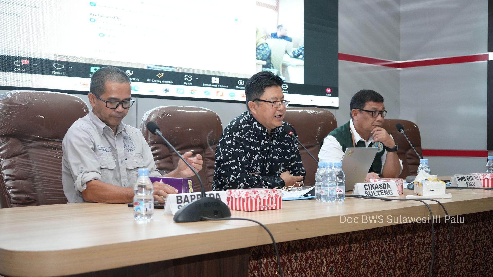 BWS Sulawesi III Palu Gelar Sidang Pleno IV Bahas Penyusunan RPSDA Wilayah Sungai Palu-Lariang