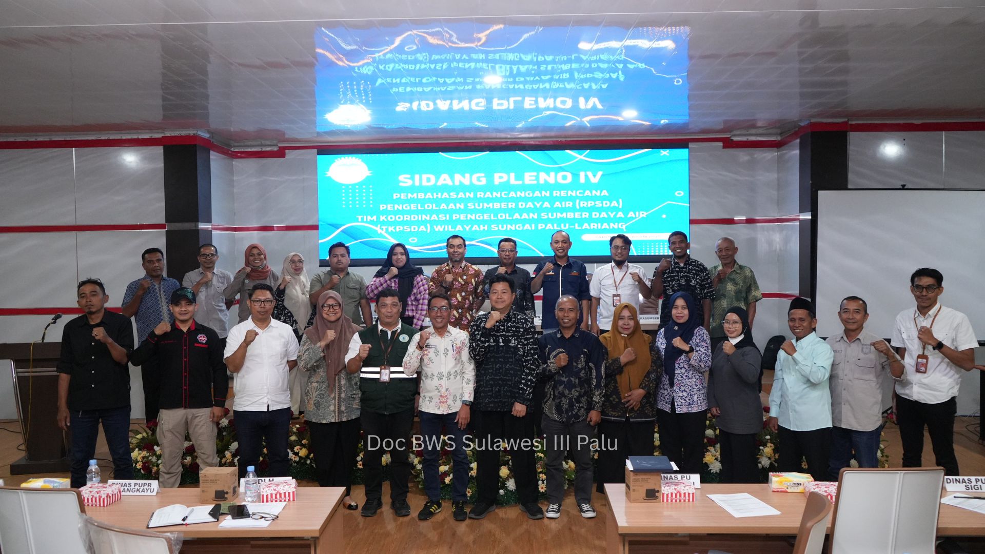 BWS Sulawesi III Palu Gelar Sidang Pleno IV Bahas Penyusunan RPSDA Wilayah Sungai Palu-Lariang