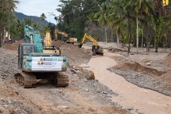 Kementerian PU Percepat Pembangunan 4 Sabo Dam Prioritas di Sungai Aek Tukka Tapanuli Tengah, Target Rampung 2026