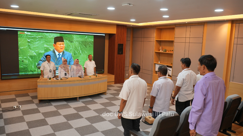 Penandatanganan Surat Perjanjian Kegiatan Pembangunan Saluran Pembuang D.I. Gumbasa Tahun Anggaran 2026