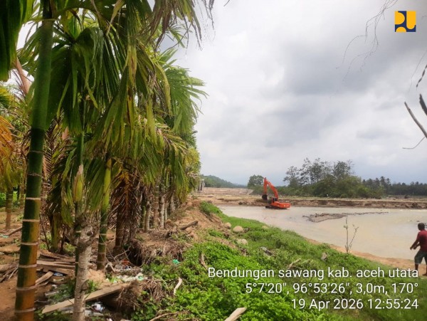 Kementerian PU Mulai Tangani Bendung Jamuan di Aceh Utara, Siapkan Desain Penanganan Permanen
