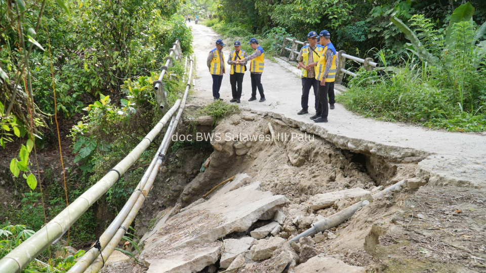 Aksi Cepat Pascabencana, BWS Sulawesi III Palu Tinjau Kerusakan Infrastruktur Air di Kamarora