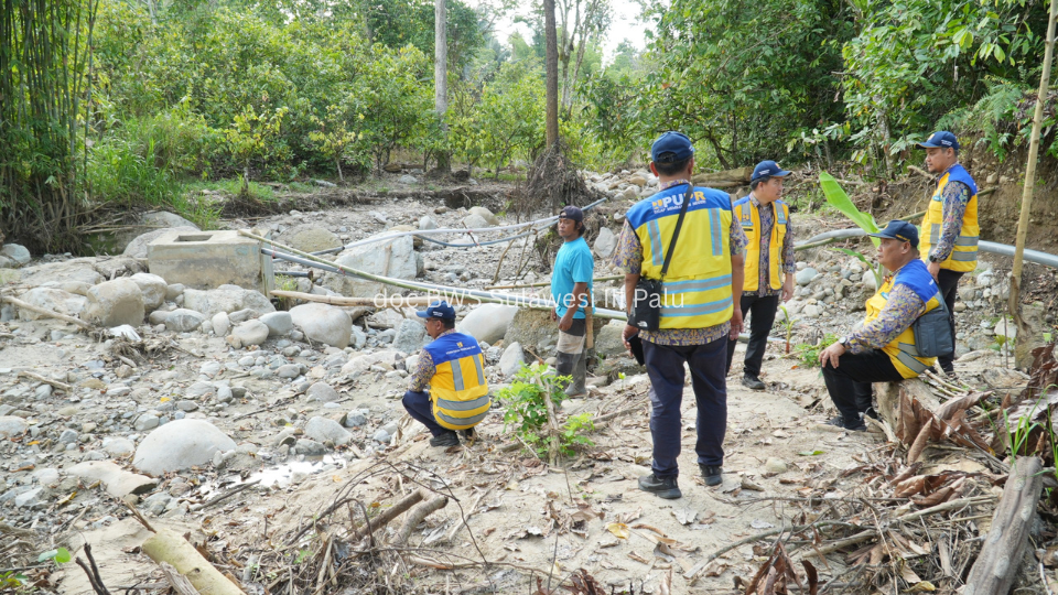 Aksi Cepat Pascabencana, BWS Sulawesi III Palu Tinjau Kerusakan Infrastruktur Air di Kamarora