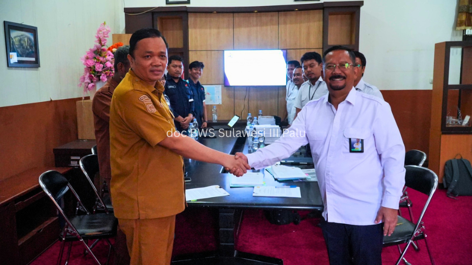 Penandatanganan BASTO Inpres 02 Tahun 2025 - Perkuat Pengelolaan Air untuk Mendukung Ketahanan Pangan di Kabupaten Donggala