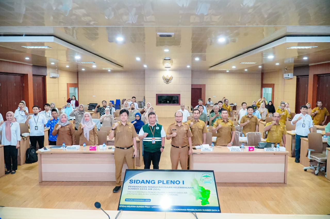 TKPSDA WS Palu-Lariang Bahas Penguatan Kelembagaan Pengelolaan Sumber Daya Air